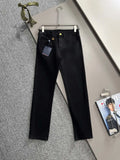 Monogram Leather Tag Jeans