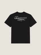 Double‑Exposure Letter Print T‑Shirt