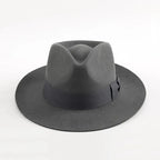 Retro Band‑Detail Fedora Hat