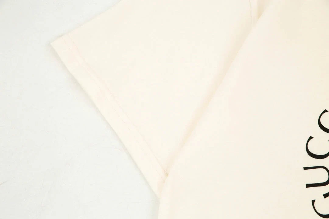 Beige Classic Print T-shirt