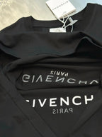 Minimalist Reverse Letter Print T-Shirt