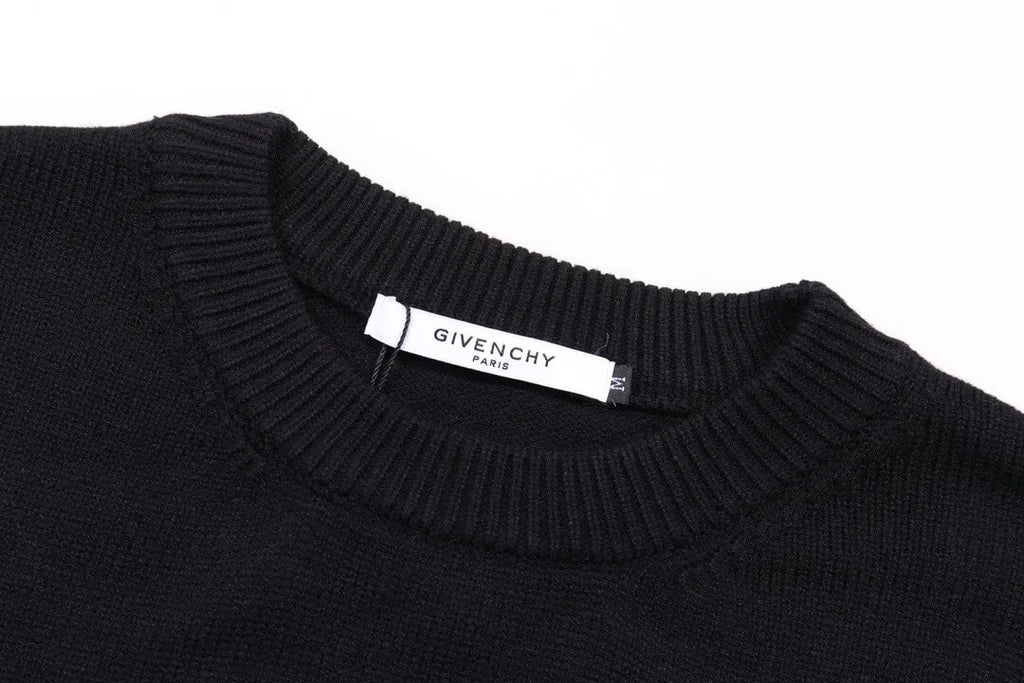 Minimal Square Logo Knit Sweater