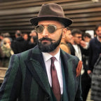 Men’s Short Brim Wool Fedora Hat
