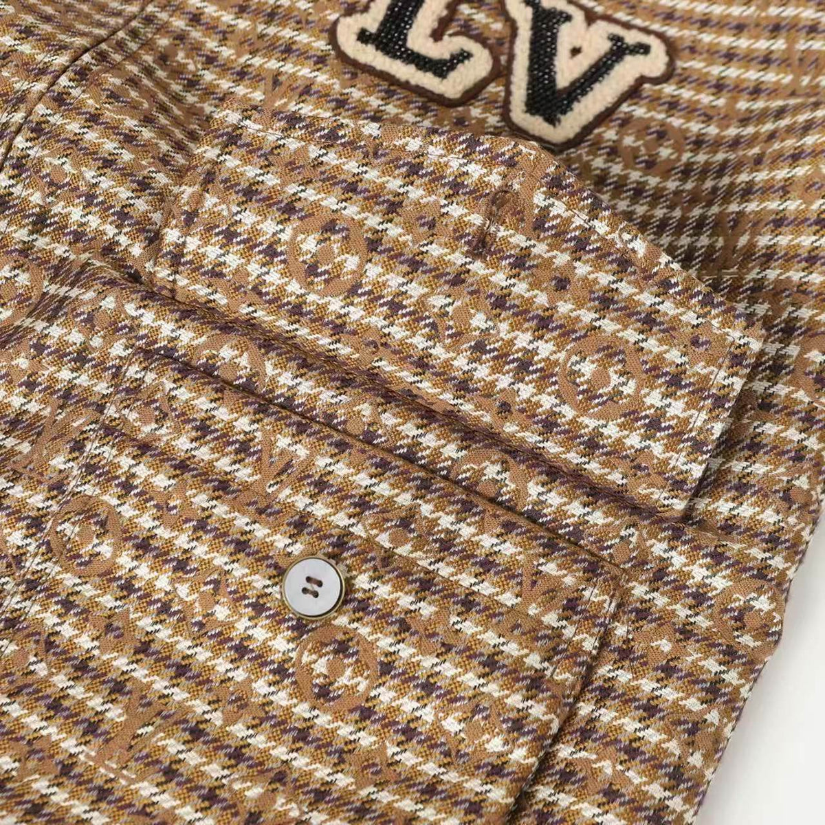 Houndstooth Monogram Jacket