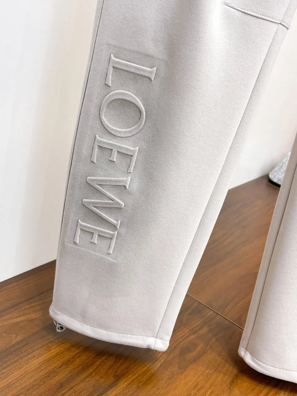Dual‑Embossed   Relaxed Fit Pants