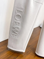 Dual‑Embossed   Relaxed Fit Pants