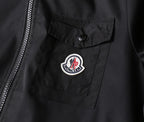Circular Patch Hooded Jacket