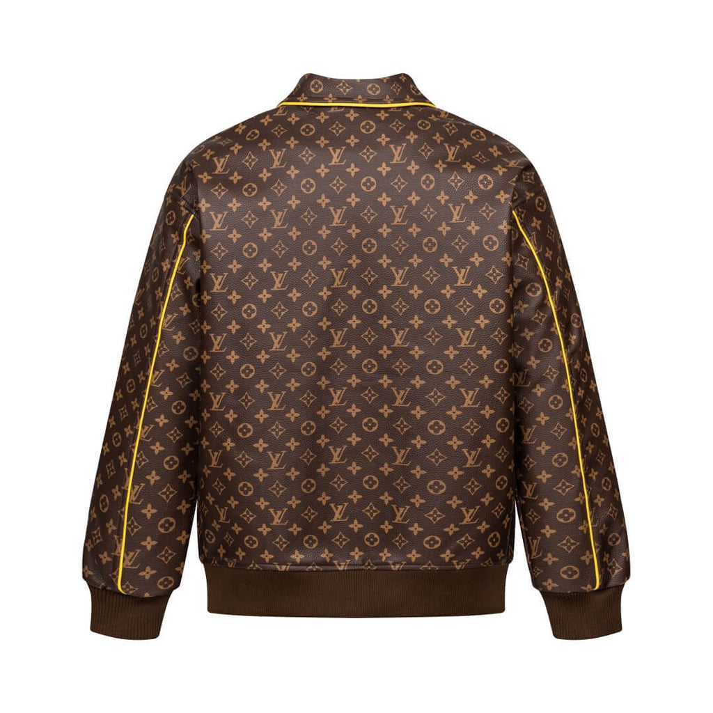Vintage Print Calfskin Jacket