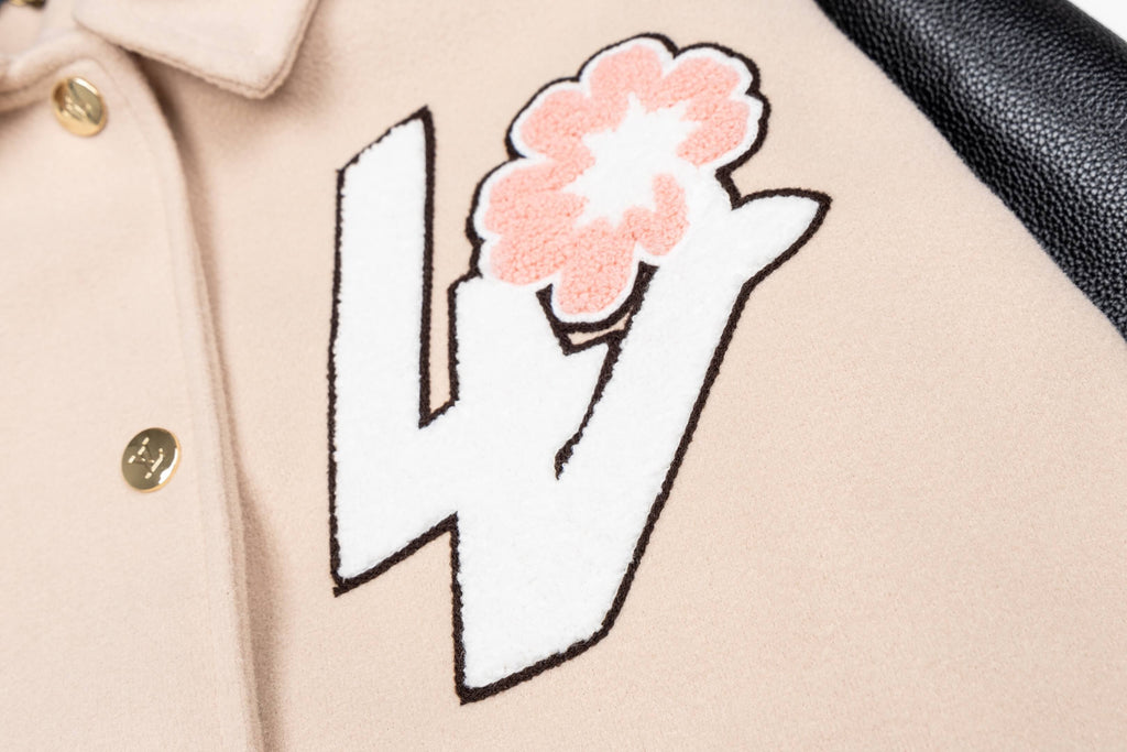 Color Block Zip Baseball Jacket