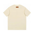 Silver Letter Print T Shirt