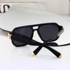 Double Bridge Square Sunglasses