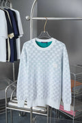 Gradient Checkered Sweater