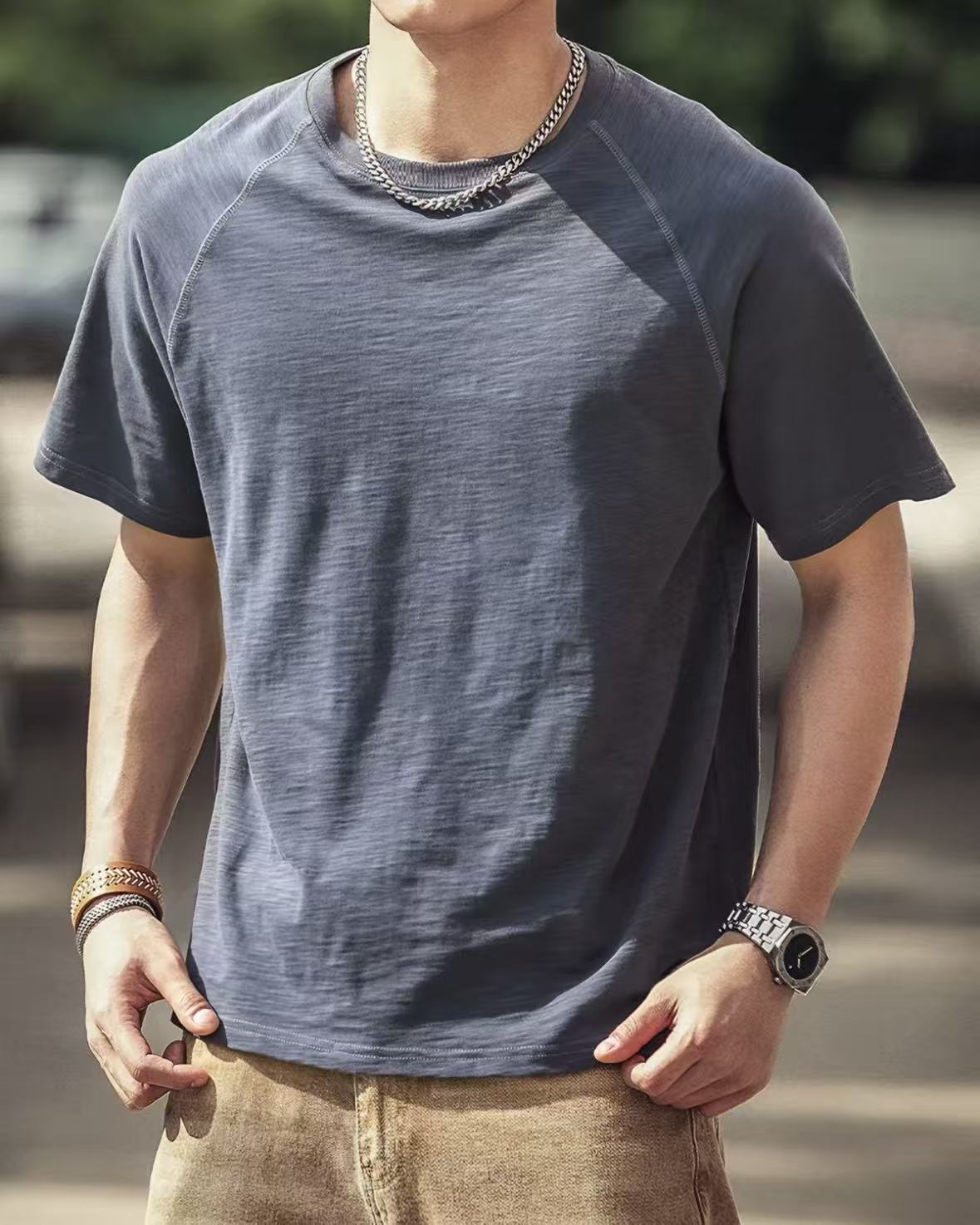 Relaxed Crew Neck T‑Shirt