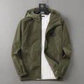 Circular Badge Hooded Jacket