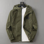 Circular Badge Hooded Jacket