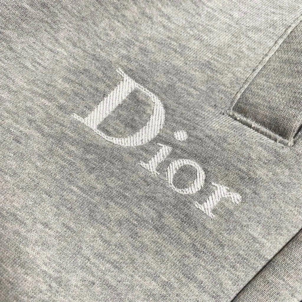 Letter Embroidery Straight Sweat Pants
