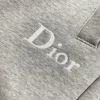 Letter Embroidery Straight Sweat Pants