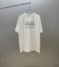 Square Frame Letter Print T‑Shirt