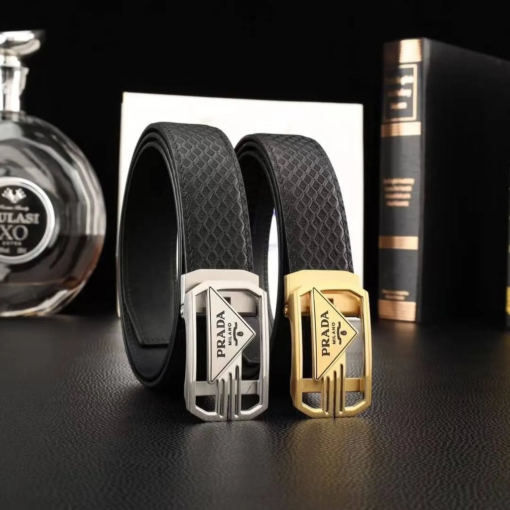 Classic Triangle Cut-Out Buckle Belt