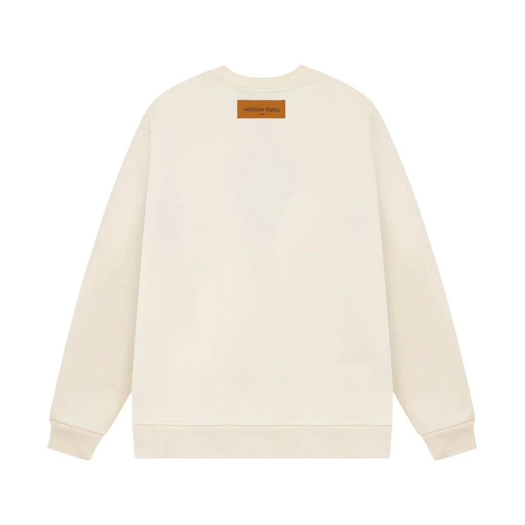 Graffiti Colorful Letter Print Sweatshirt