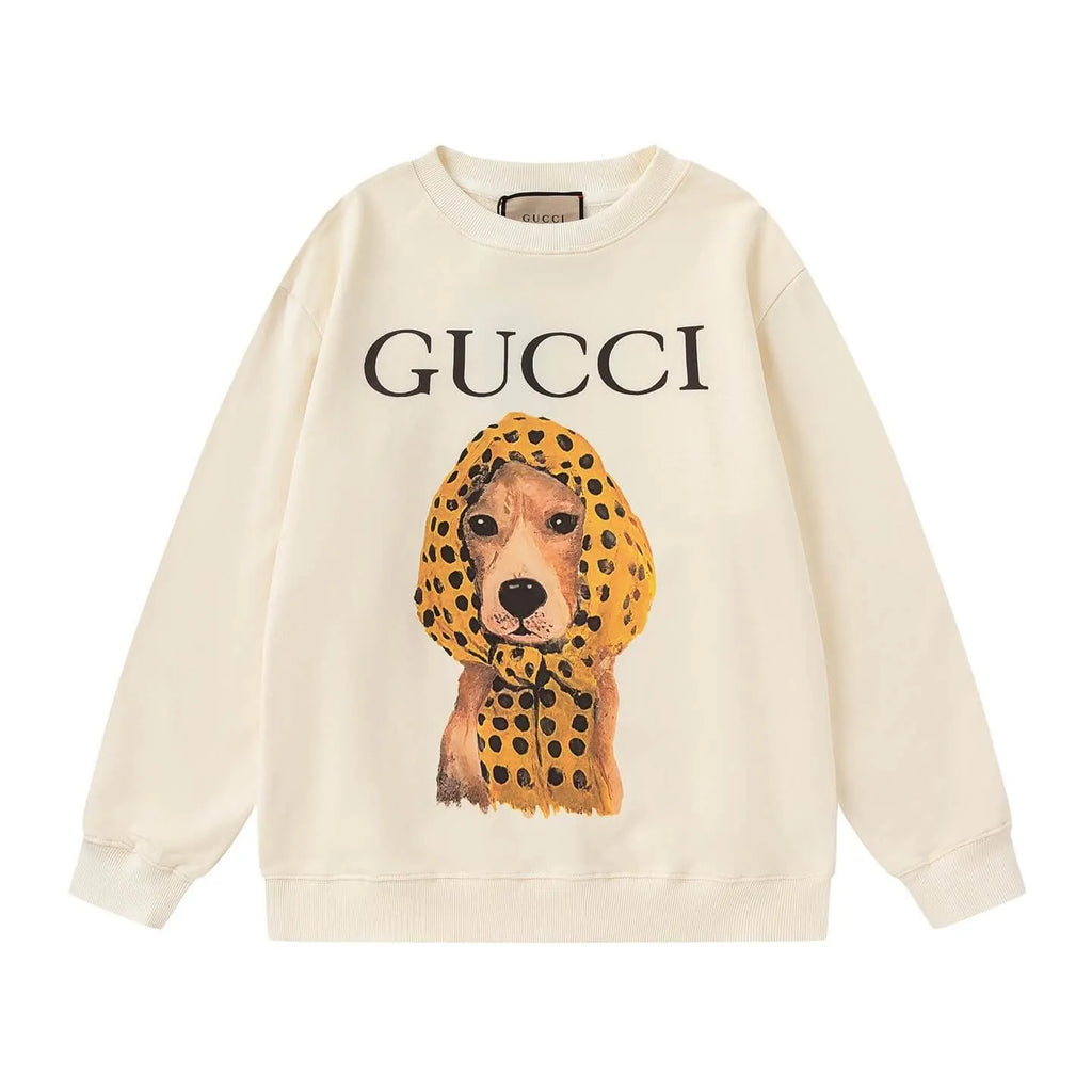 Puppy Golden Retriever Print Sweatshirt