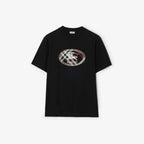 White Warhorse Print T‑Shirt