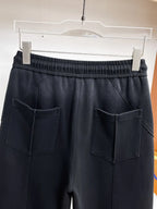 Dual‑Embossed   Relaxed Fit Pants