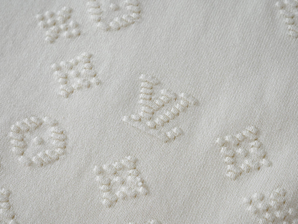 Embossed All-Over Vintage Knit T-Shirt