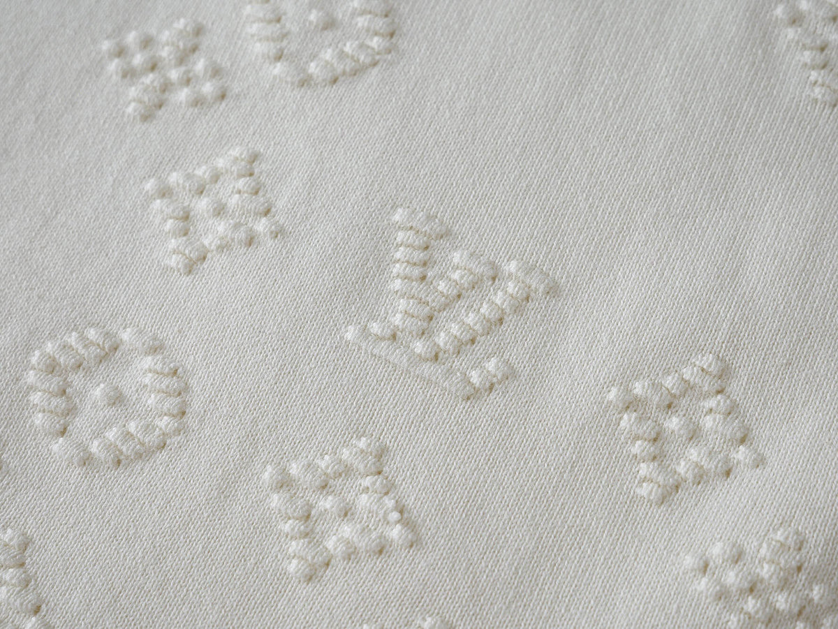 Embossed All-Over Vintage Knit T-Shirt