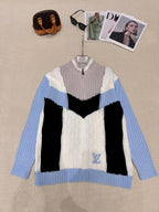 Stand Collar Sweater Jacket