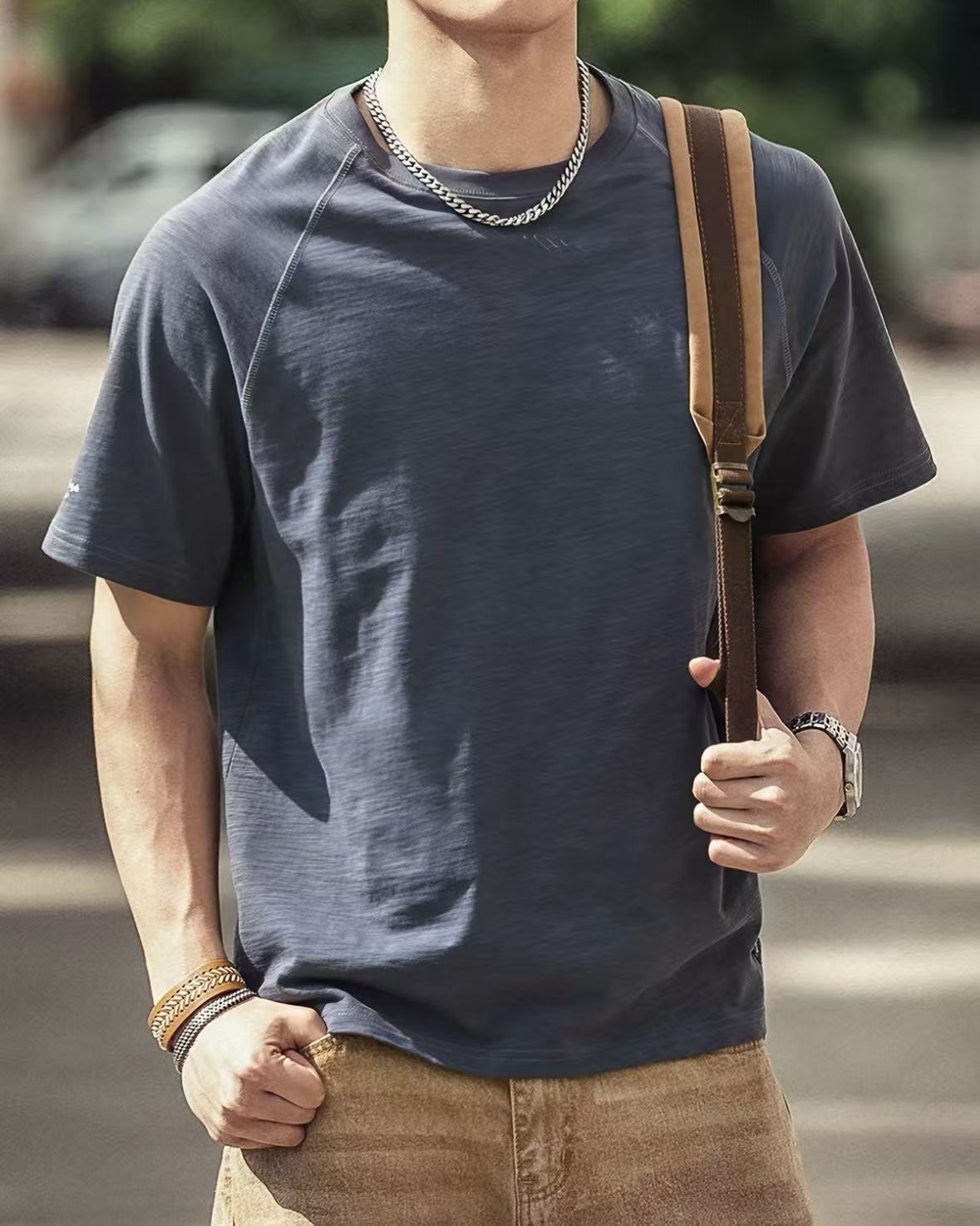 Relaxed Crew Neck T‑Shirt