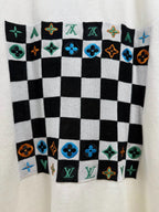 Checkerboard Knit T-shirt