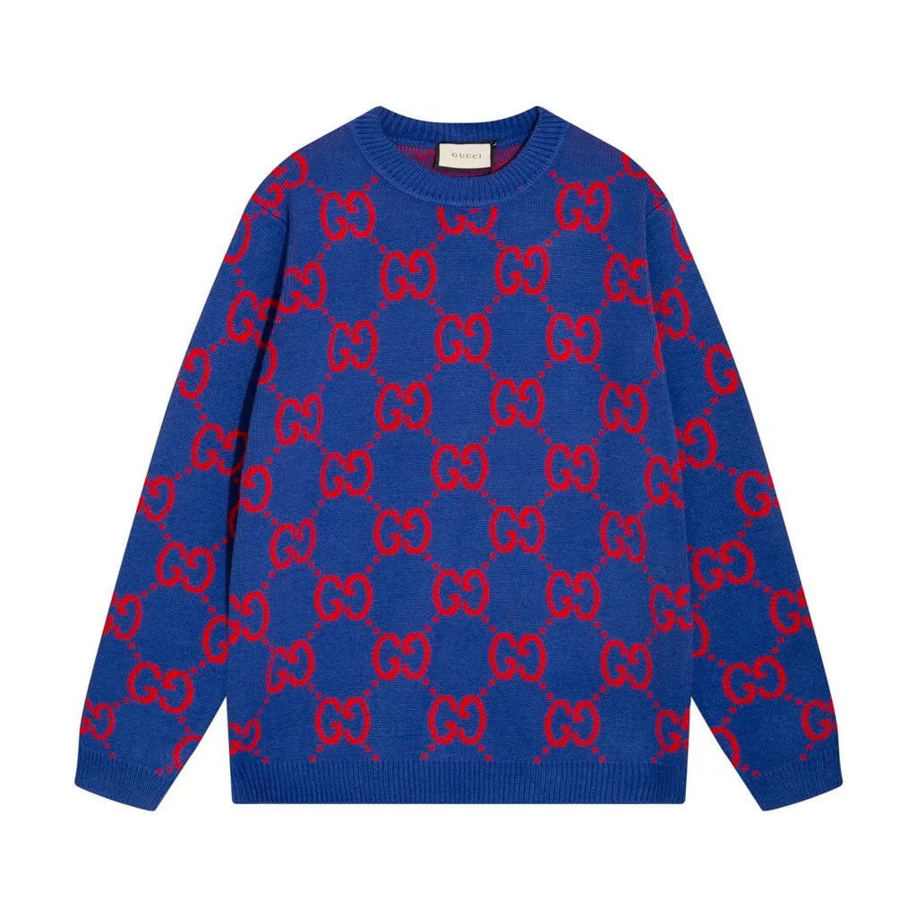 All‑Over Monogram Sweater