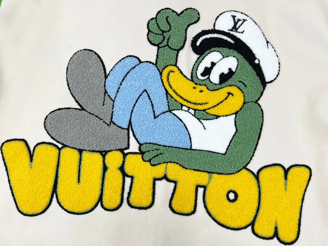 Donald Duck Embroidered Varsity Jacket