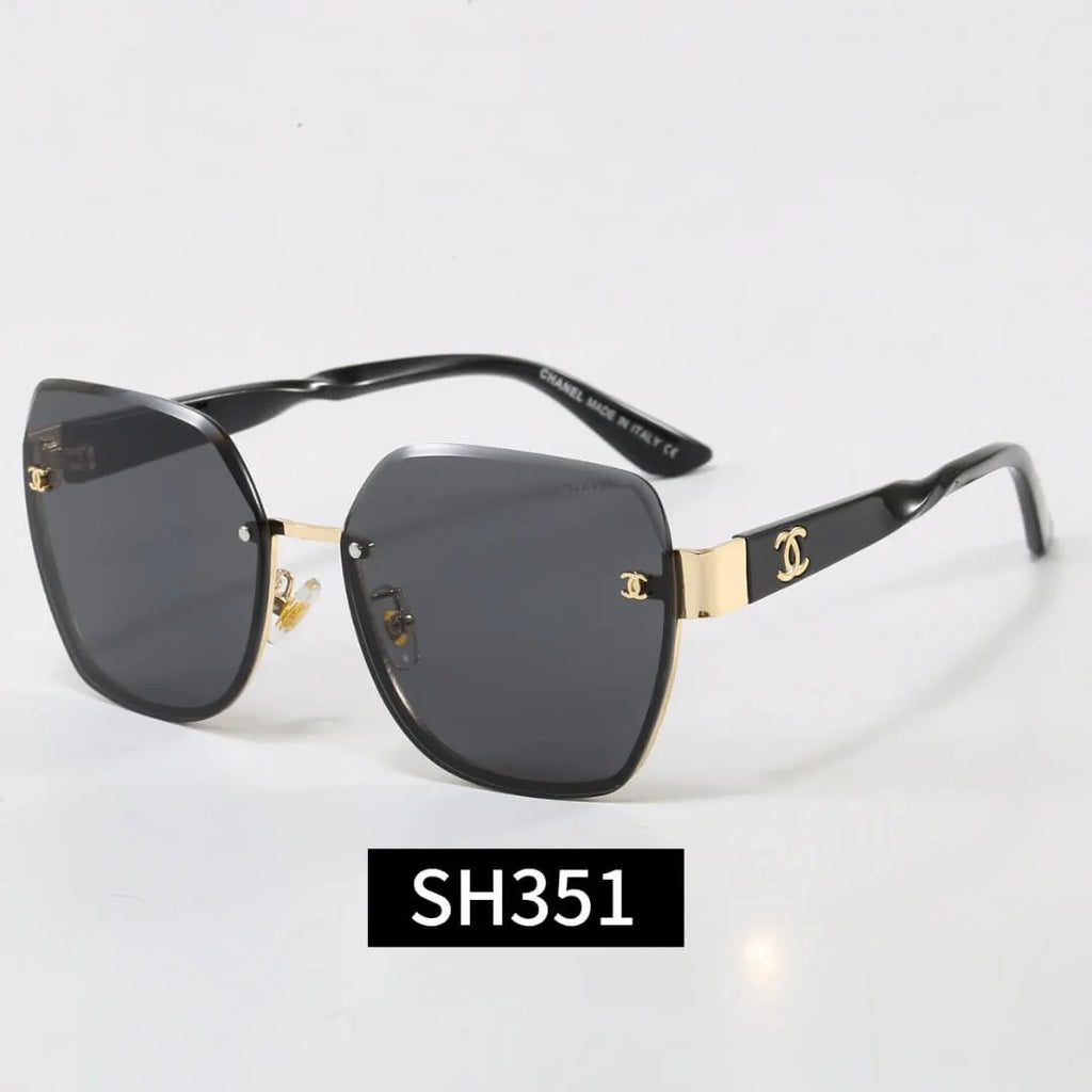 Square Rimless Sunglasses