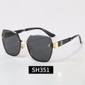 Square Rimless Sunglasses