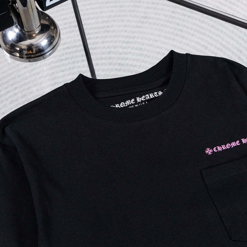 Black & Pink Floral Sanskrit Sweatshirt