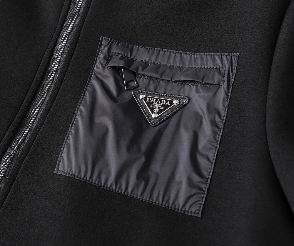 Hybrid Panel Casual Hooded Jacket