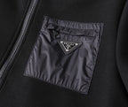 Hybrid Panel Casual Hooded Jacket