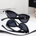 Cat-eye Pearl Trim Sunglasses