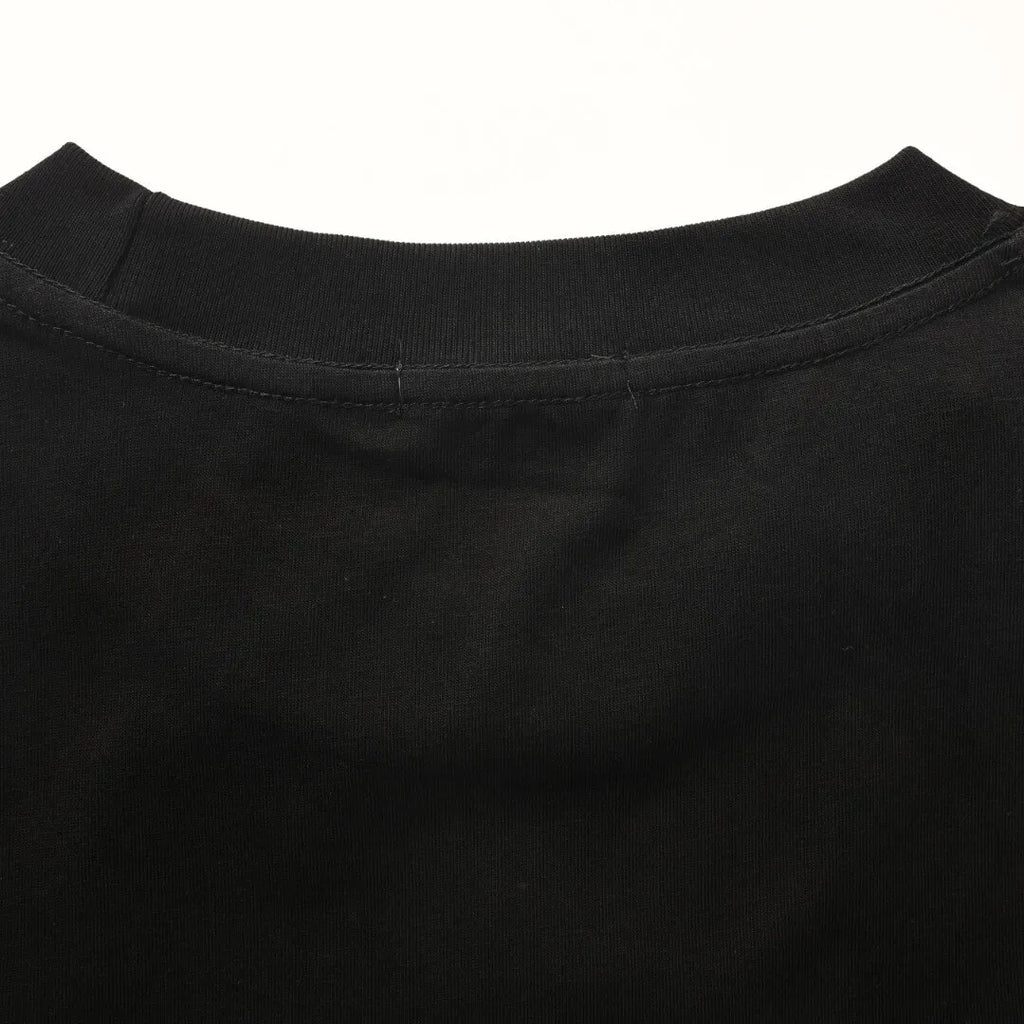 Graffiti Flock Print T‑Shirt