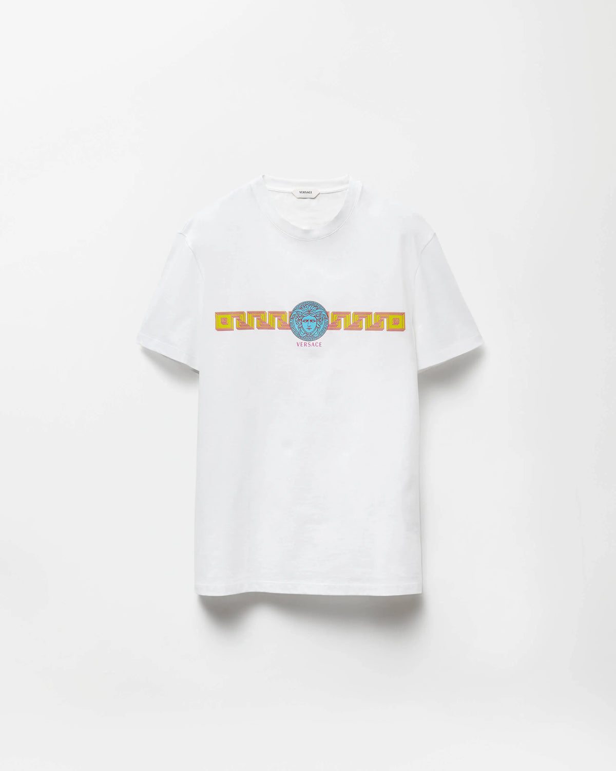 Blue Figure Print T‑Shirt