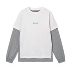 Green Letter Embroidery Sweatshirt