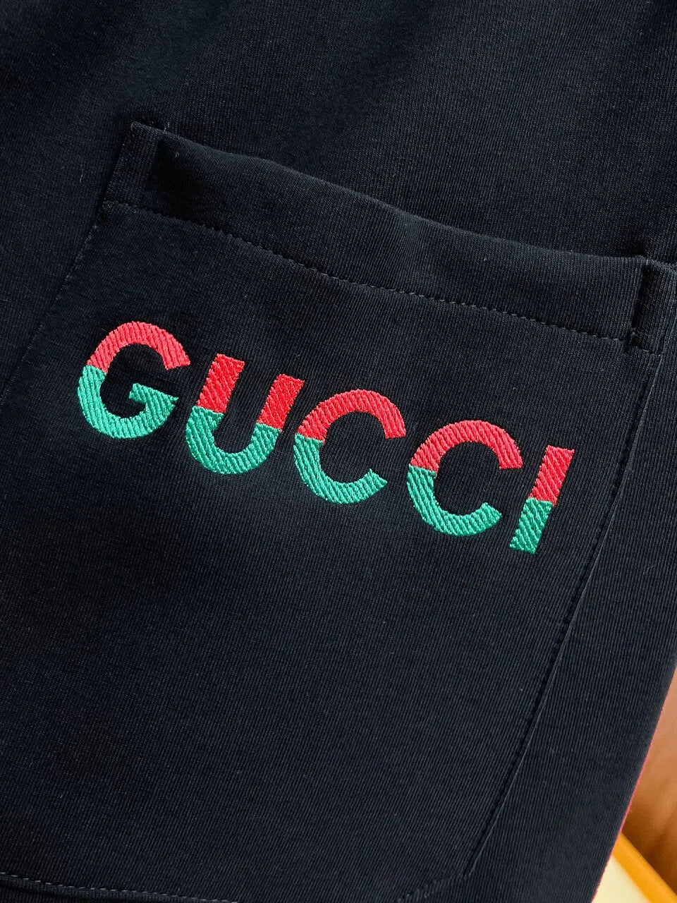 Embossed Side‑Stripe   Embroidery Straight Pants