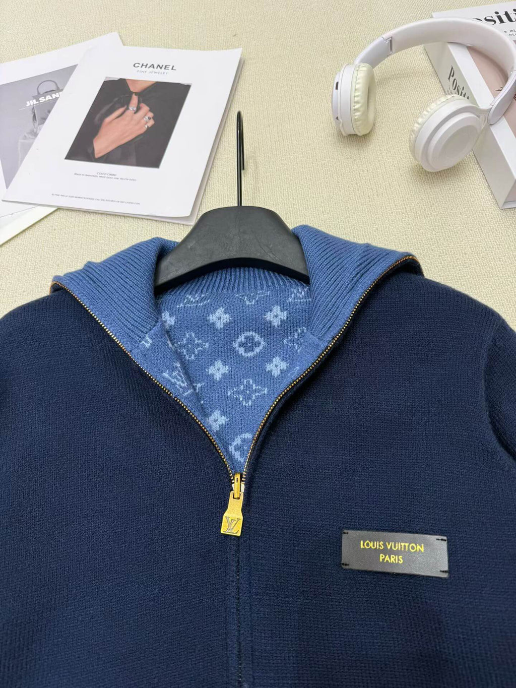 Reversible Jacquard Jacket