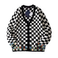 Colorful Floral Embroidered Knit Cardigan Jacket