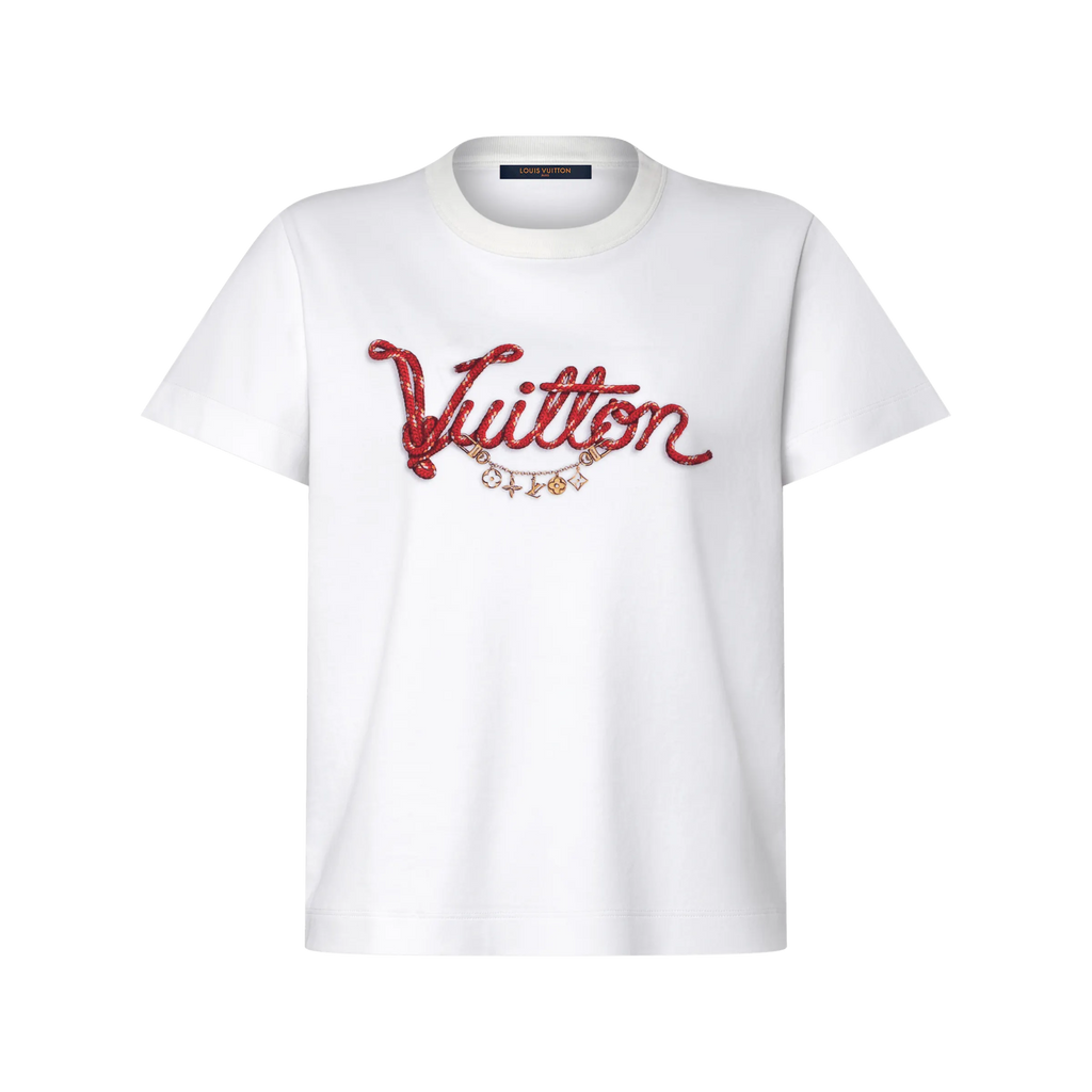 Red Letter Print T‑Shirt