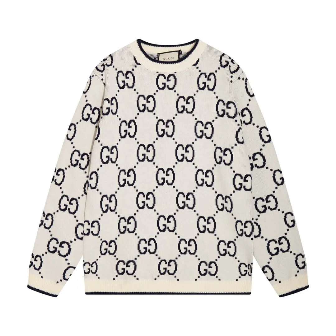 All‑Over Monogram Sweater