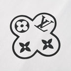 Back Chain Circle Letter Print T-Shirt
