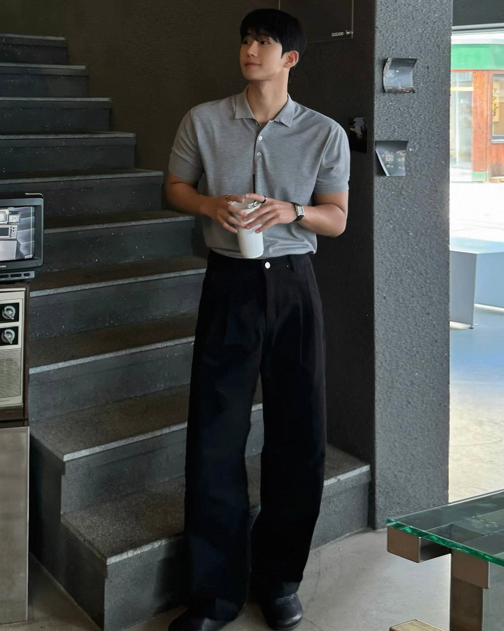 Premium Solid‑Color Polo Tee
